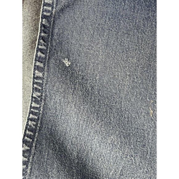 Liz Claiborne Lizwear Women 8 denim Jean Long Skirt Button Front Tie Waist Slit - Picture 7 of 11